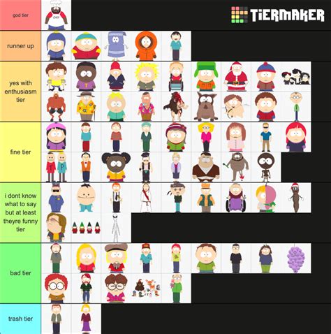 every character in south park|south park characters name list.